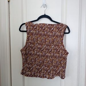 Everlane Shirred Tank Blouse